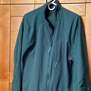 Lululemon Mens Sz XXL Fleece Hiking Zip Up Tactical Jacket Olive Green M3DRPS